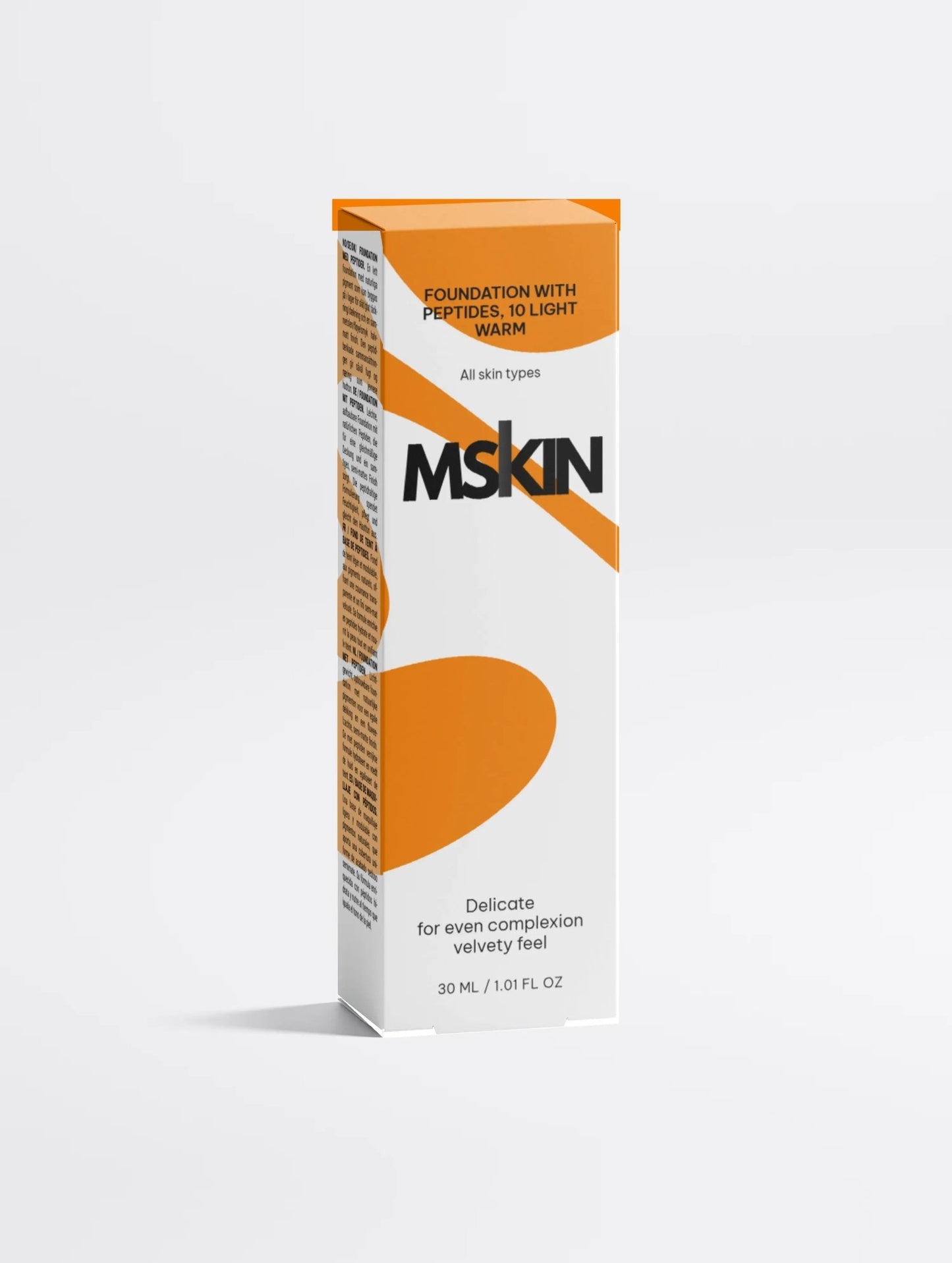 Foundation with Peptides, 10 Light Warm - MSkin
