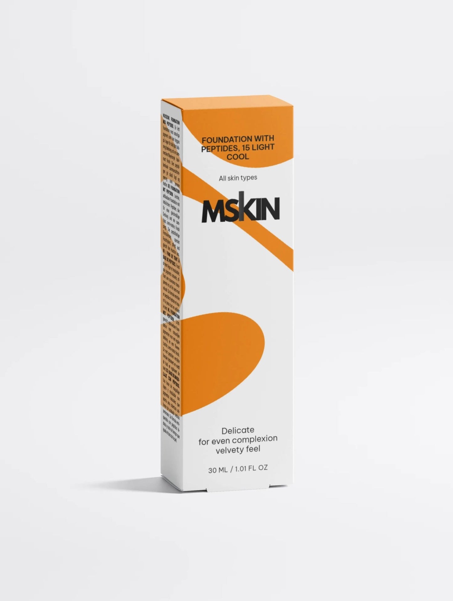 Foundation with Peptides, 15 Light Cool - MSkin