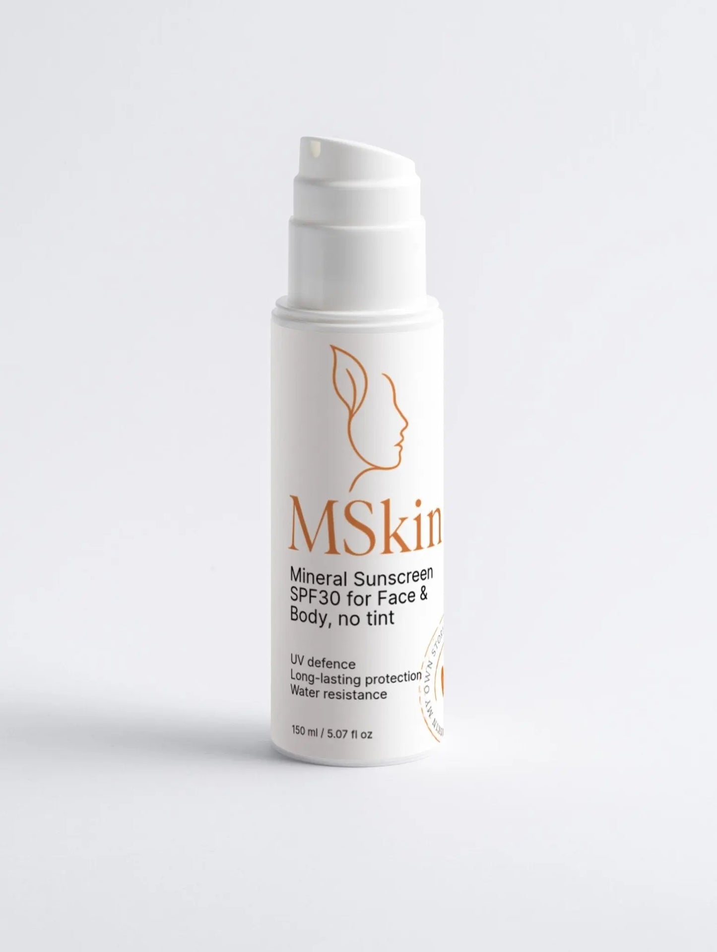 Mineral Sunscreen SPF30 for Face & Body, no tint - MSkin
