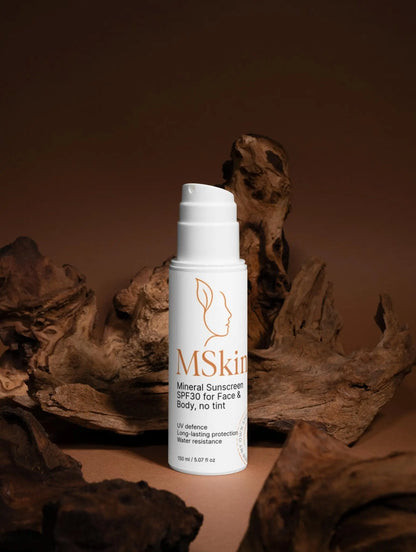 Mineral Sunscreen SPF30 for Face & Body, no tint - MSkin
